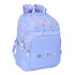 Mochila Doble Adaptable A Carro Benetton "Lila" 32 x 42 x 15 cm.