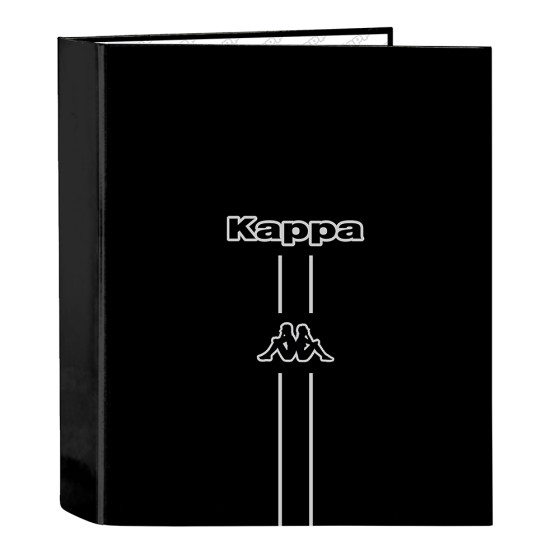 Carpeta Folio 4 Anillas 35Mm Lomo Ancho Kappa "Dark" 
