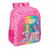 Mochila Junior Adaptable A Carro Rainbow High "Shine" 32 x 38 x 12 cm.