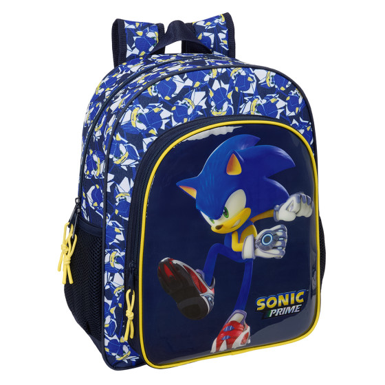 Mochila Junior Adaptable A Carro Sonic "City" 32 x 38 x 12 cm.