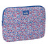 Funda Para Portatil 14'' "Flores Coimbra Azul" 34 x 25 x 2 cm.