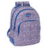 Mochila Grande "Flores Coimbra Azul" 32 x 42 x 15 cm.