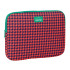 Funda Para Portatil 14'' "Pata De Gallo Coral" 34 x 25 x 2 cm.