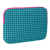 Funda Para Portatil 14'' "Pata De Gallo Verde" 34 x 25 x 2 cm.