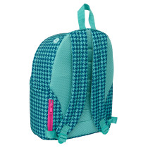 Mochila Grande Ordenador "Pata De Gallo Verde" 31 x 41 x 16 cm.