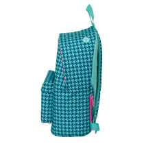 Mochila Grande Ordenador "Pata De Gallo Verde" 31 x 41 x 16 cm.