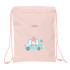 Saco Plano Junior Safta Preescolar "Jirafa" 26 x 34 cm.