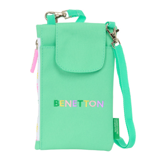 Monedero Portamovil Benetton "Mint" 10 x 19 cm.