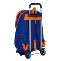 Mochila Escolar VALENCIA BASKET Con Carro 32 x 44 x 16 cm.