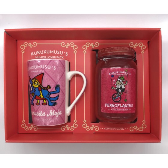Set Taza Cerámica + Hucha Tarro ROYMART Kukuxumusu