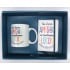 Set Taza Cerámica + Libreta ROYMART "Sin Locos Amigos"