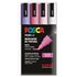 Rotulador POSCA Acrílico Base Agua PC-5M/4C Estuche De 4 Marcadores DULCES