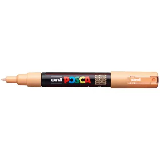 Rotulador POSCA Acrílico Base Agua PC-1M Naranja Claro