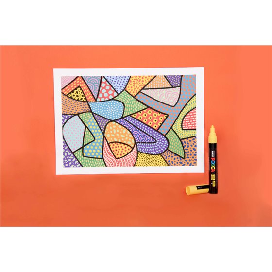 Rotulador POSCA Acrílico Base Agua PC-1M Negro