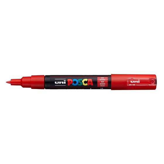 Rotulador POSCA Acrílico Base Agua PC-1M Rojo