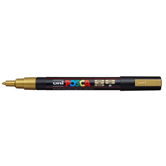 Rotulador POSCA Acrílico Base Agua PC-3M Oro