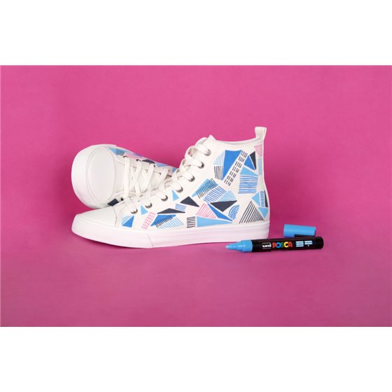 Rotulador POSCA Acrílico Base Agua PC-5M Blanco
