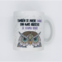Taza Cerámica ROYMART Mandala Búho