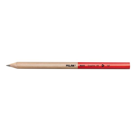Caja 12 Lápices MILAN Grafito HB MAXI Triangulares