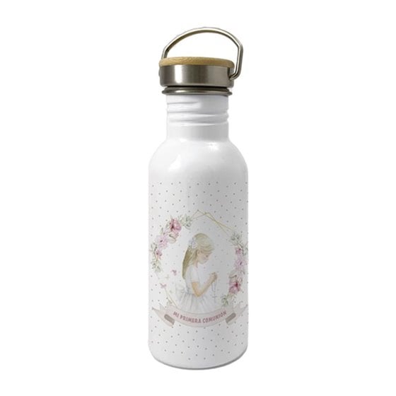Botella Térmica ARGUVAL Comunión Lecherita Blanca Niña