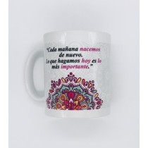 Taza Cerámica ROYMART Mandala Alegrate