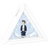 Hucha Triangular ARGUVAL Comunión Marco Blanco Niño