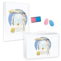 Libro Maletin Comunión ARGUVAL Con Huellas Niño Altar