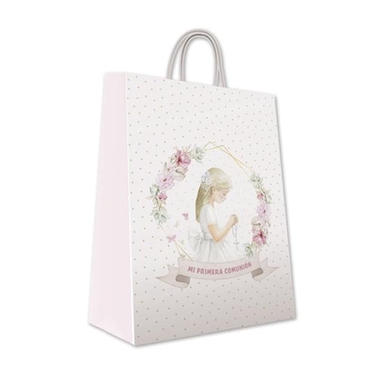 Bolsa Regalo Comunión ARGUVAL Grande 42 x 31 x 12 cm Niña Orla