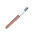 Boligrafo BIC Cuatro Colores Shine Gold