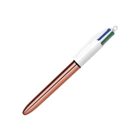 Boligrafo BIC Cuatro Colores Shine Gold