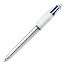 Boligrafo BIC Cuatro Colores Shine Silver