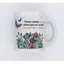 Taza Cerámica ROYMART Mandala Justo Cuando La Oruga
