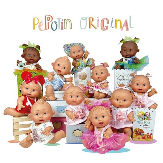Muñecas NINES D´ONIL Pepotin Original Display 14 unidades