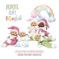 Muñecas NINES D´ONIL Pepote Soft Bambú Display 8 unidades