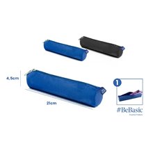 Estuche Circular BEBASIC 21 X 4,5 cm. Azul