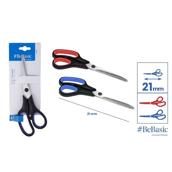 Tijera Oficina BEBASIC 21 cm.