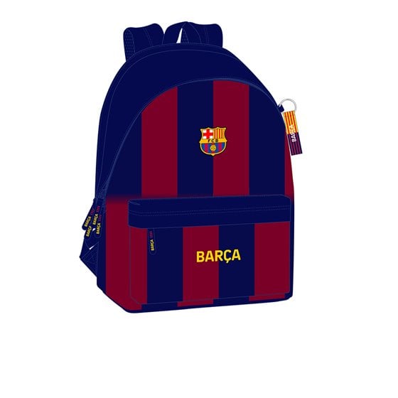 Mochila Doble Para Portatil 15,6"+Usb F.C.Barcelona 1ª Equip. 25/26 31 x 44 x 18 cm.