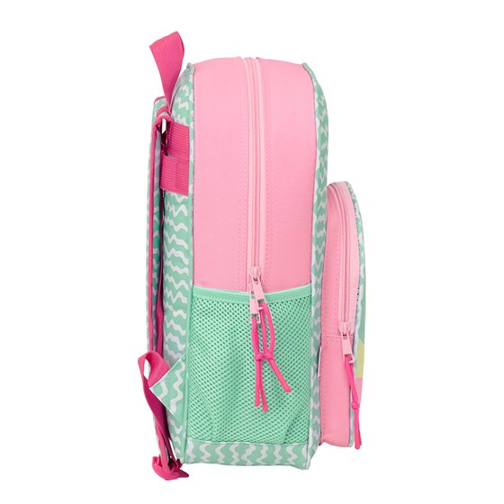 Mochila Junior Adaptable A  Stitch "Ice Cream" 32 x 38 x 12 cm.