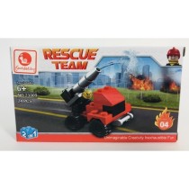 Juego Bloques JUINSA Construcción Bomberos Exp. X12