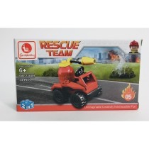 Juego Bloques JUINSA Construcción Bomberos Exp. X12
