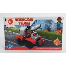 Juego Bloques JUINSA Construcción Bomberos Exp. X12