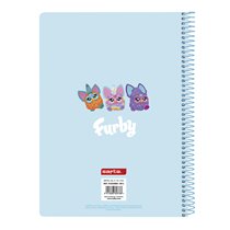 Libreta Cuarto 80 Hojas Tapas Duras Furby 15,5 x 22 cm.