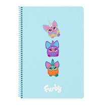 Libreta Folio 80 Hojas Tapas Duras Furby 21,5 x 31 cm.