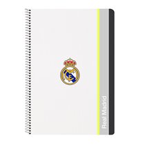 Libreta Folio 80 Hojas Tapas Duras 1Diseño Real Madrid Equip. 25/26 21,5 x 31 cm.