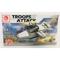 Juego Bloques JUINSA Construcción Vehículo Militar Exp. X12