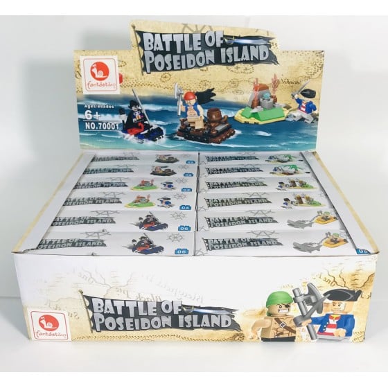 Juego Bloques JUINSA Construcción Pirata Exp. X12