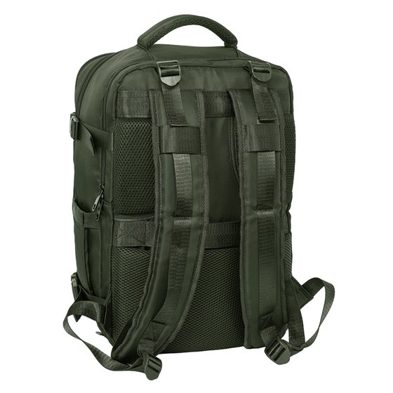 Mochila Viaje Cabina Portatil 15,6'' Safta "Verde" 29 x 44 x 19 cm.
