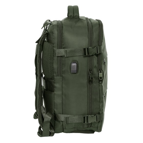 Mochila Viaje Cabina Portatil 15,6'' Safta "Verde" 29 x 44 x 19 cm.