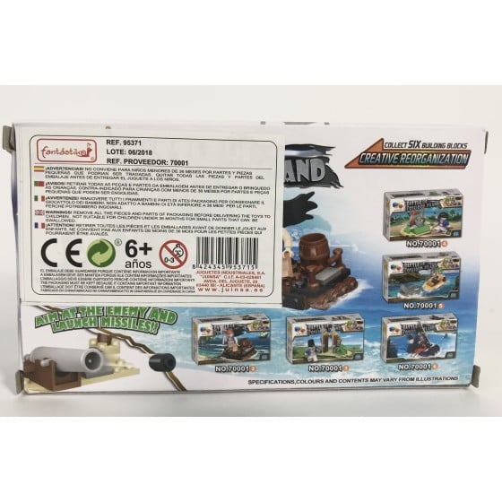 Juego Bloques JUINSA Construcción Pirata Exp. X12