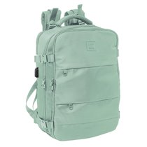 Mochila Viaje Cabina Portatil 15,6'' Safta "Verde Pastel" 29 x 44 x 19 cm.